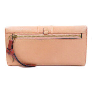 Chloe calfskin long ribbon leather Wallet motif